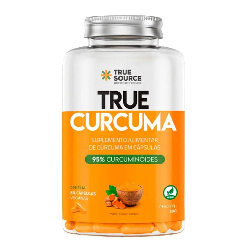 Curcuma 95% Curcuminóides True Source 60 cáps - MEUBRASILONLINE