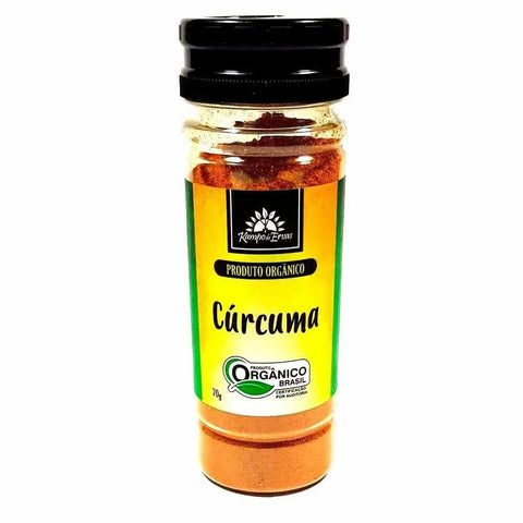 Cúrcuma Orgânica Kampo de Ervas 70g - MEUBRASILONLINE