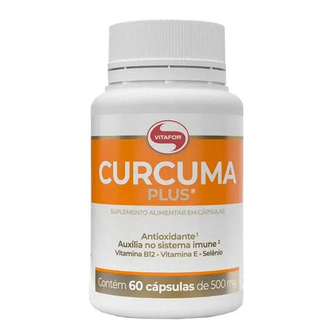 Curcuma Plus Vitafor 60 Caps - MEUBRASILONLINE