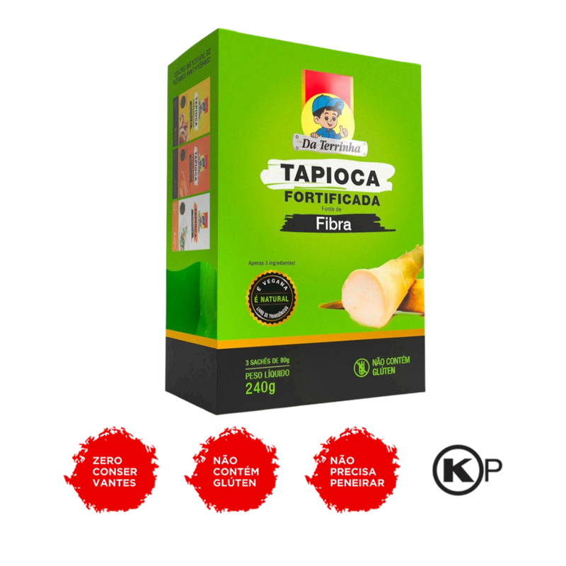 TAPIOCA FORT. DA TERRINHA FIBRA 240G