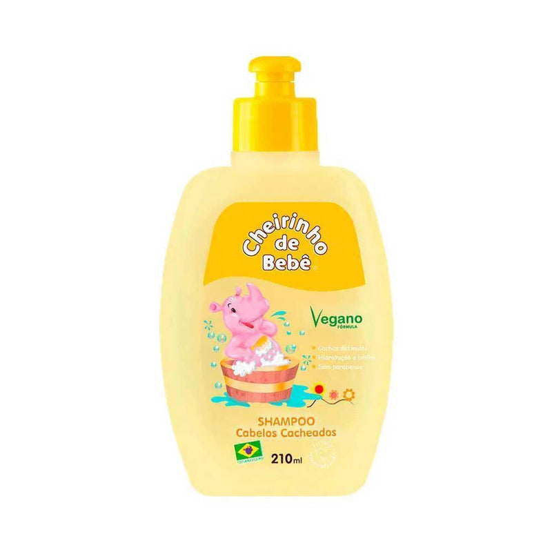 Shampoo Cacheados Cheirinho de Bebe 210ml - MEUBRASILONLINE