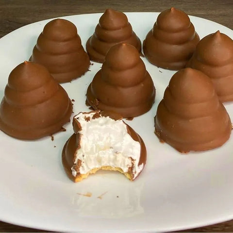 Dan Top Jelly Candy with Chocolate Topping 340 g