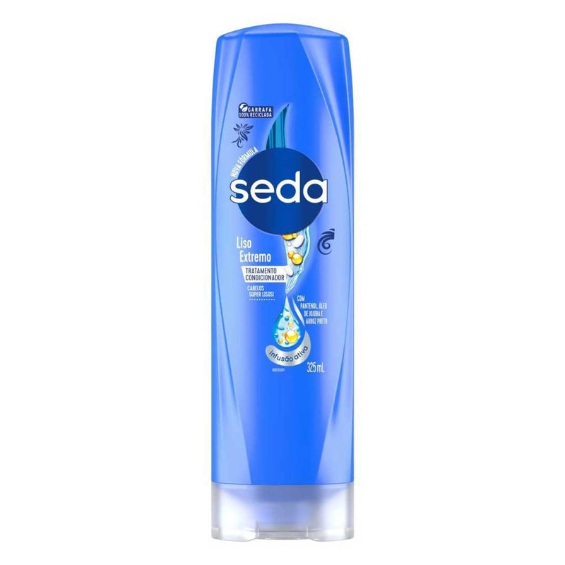 Condicionador Liso Extremo Seda 325ml - MEUBRASILONLINE