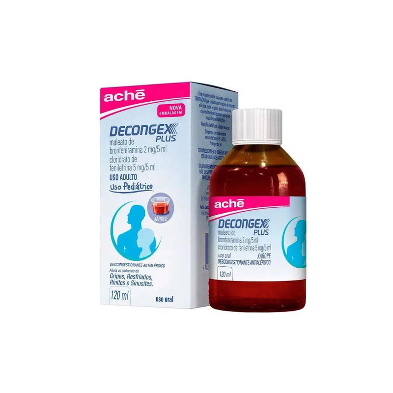 Decongex Plus Xarope Com 120 Ml - Meu Brasil On Line