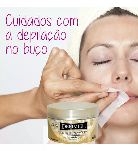 Depimiel Cera Perola para Buço 250g