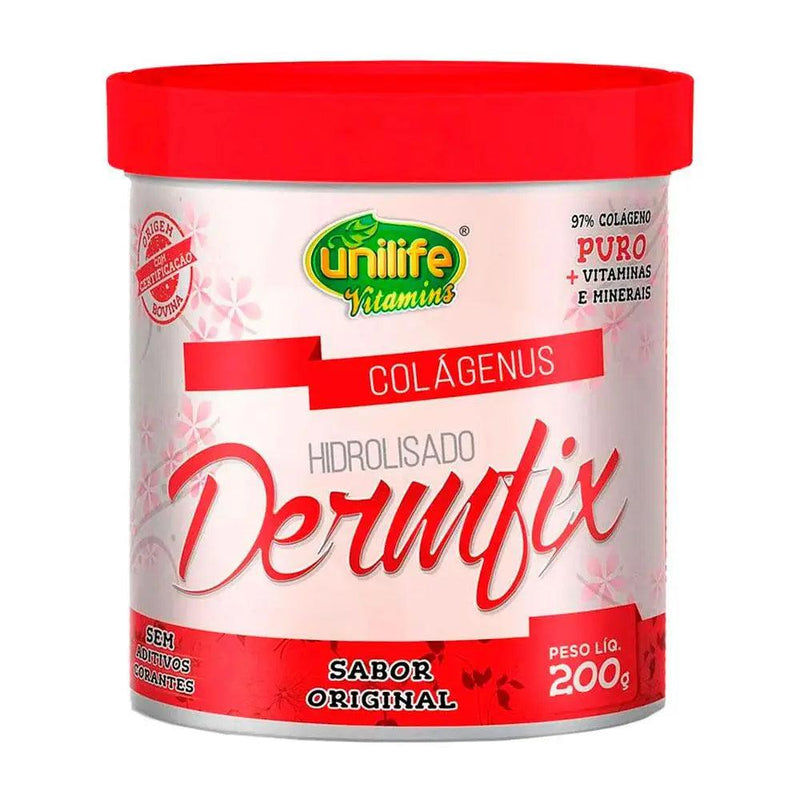 Dermfix Colágeno Hidrolisado + Vitaminas - Unilife - 200g - MEUBRASILONLINE