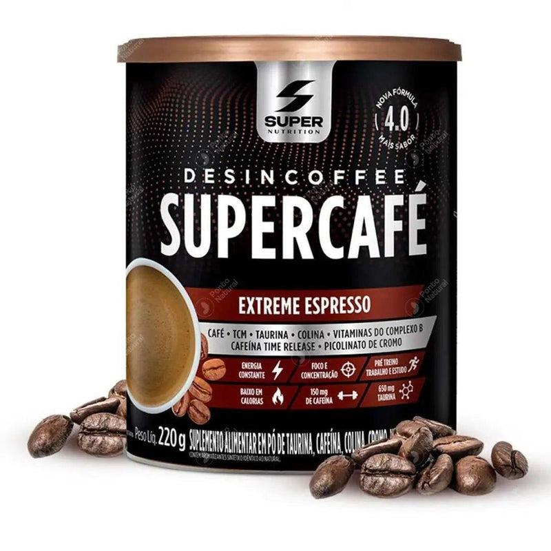 Desincoffee Supercafé Extreme Espresso Desincha 220g - Meu Brasil On Line