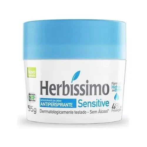 Desodorante em creme Herbíssimo sensitive 55G - MEUBRASILONLINE