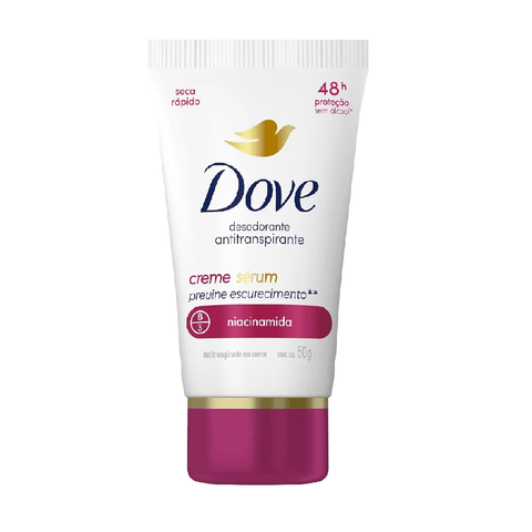 Dove Desodorante Em Creme Sérum Niacinamida 50g - MEUBRASILONLINE