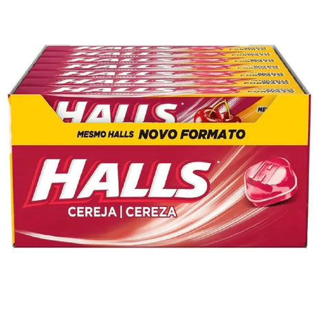 Drops Halls Cereja Caixa 21 x 28g - MEUBRASILONLINE