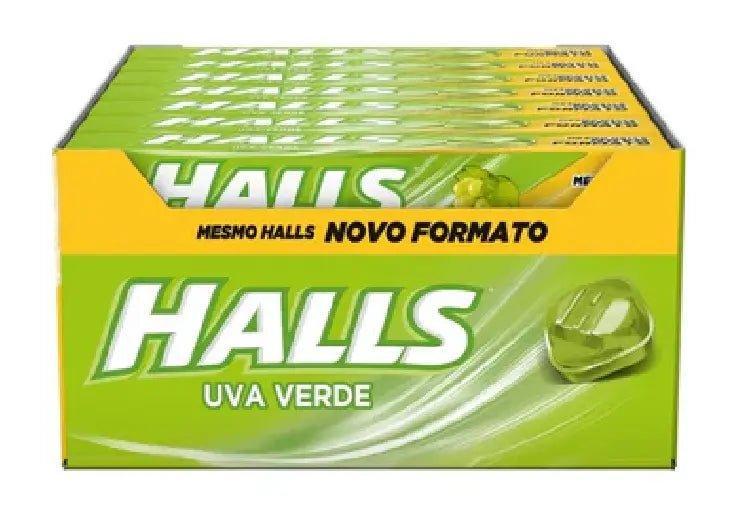 Drops Halls Uva Verde Caixa 21 x 28g - Meu Brasil On Line