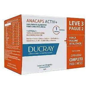 Ducray Kit Anacaps Activ+ 90cps - Meu Brasil On Line