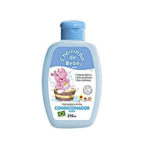 Condicionador Azul Cheirinho de Bebe 210ml - MEUBRASILONLINE