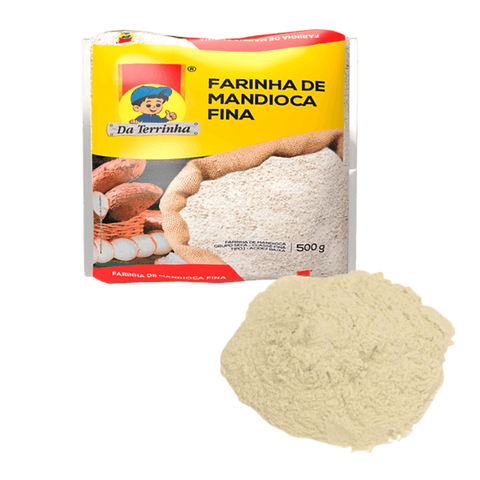 RAW FINE CASSAVA FLOUR DA TERRINHA 500G