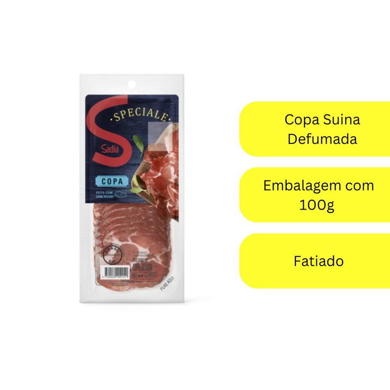 Copa Fatiado Sadia Speciale 100g