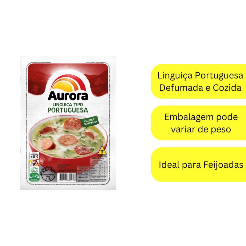 Linguiça portuguesa Aurora 400g