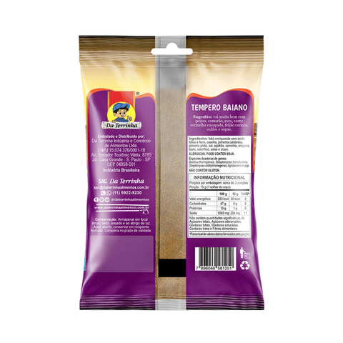 TEMPERO BAIANO PO DA TERRINHA 50G - ONLY SHOPIFY