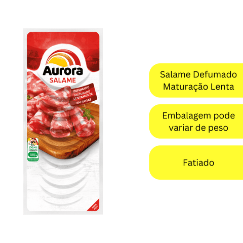 Sliced ​​Salami - Aurora 100g