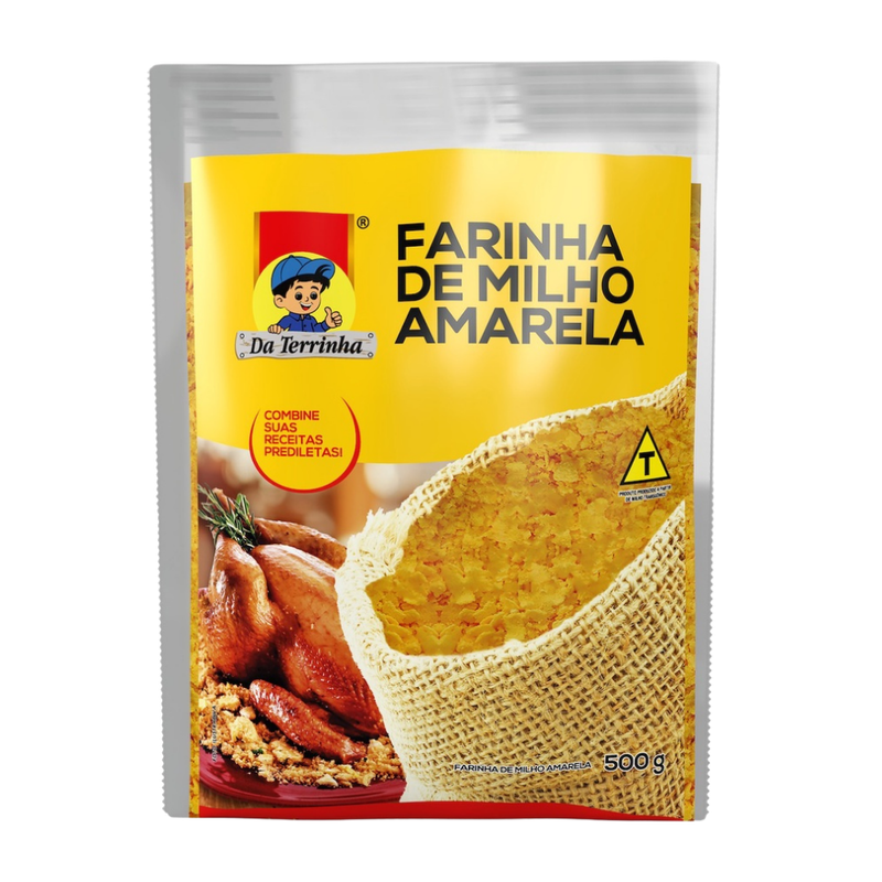 FARINHA MILHO AMARELA DA TERRINHA 500G