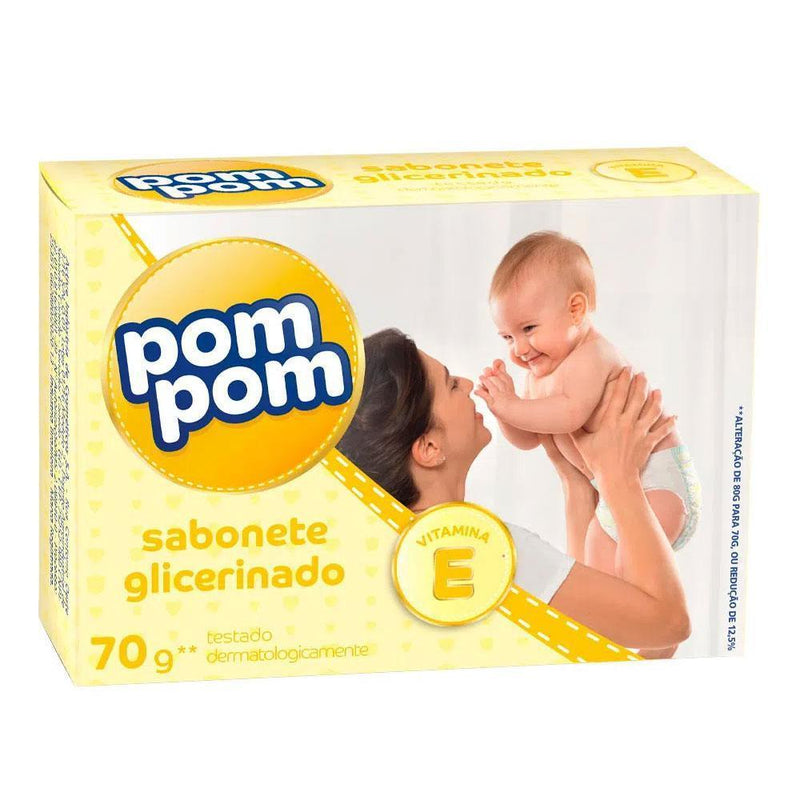 Sabonete Infantil Glicerina Pom Pom 80g