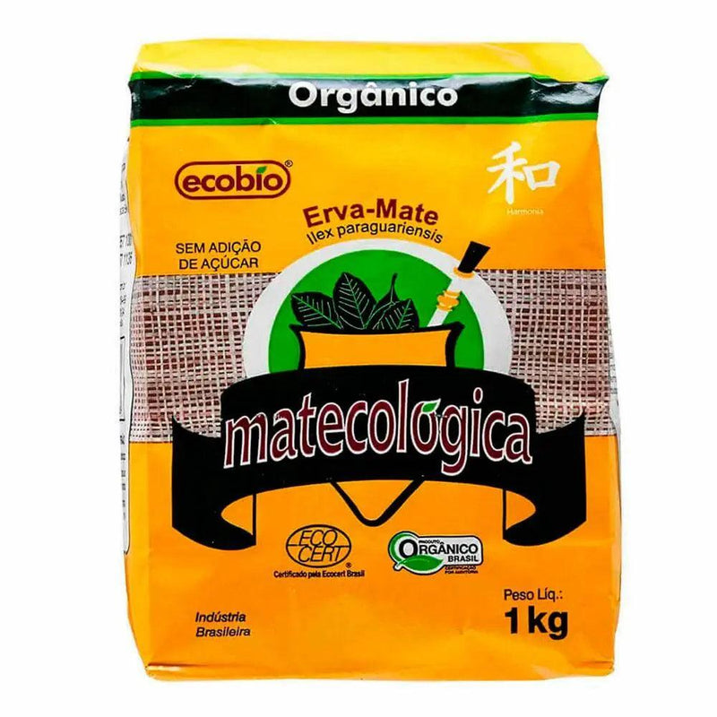 Erva Mate orgânica para Chimarrão Ecobio 1Kg - MEUBRASILONLINE