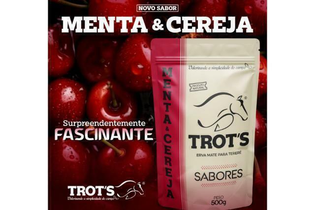 Erva Mate para Terere Trot's 500g - Menta e Cereja - MEUBRASILONLINE