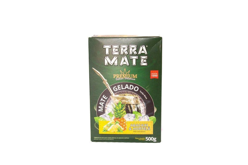 Erva Tereré Terra Mate Premium Abacaxi E Hortelã 500g - MEUBRASILONLINE