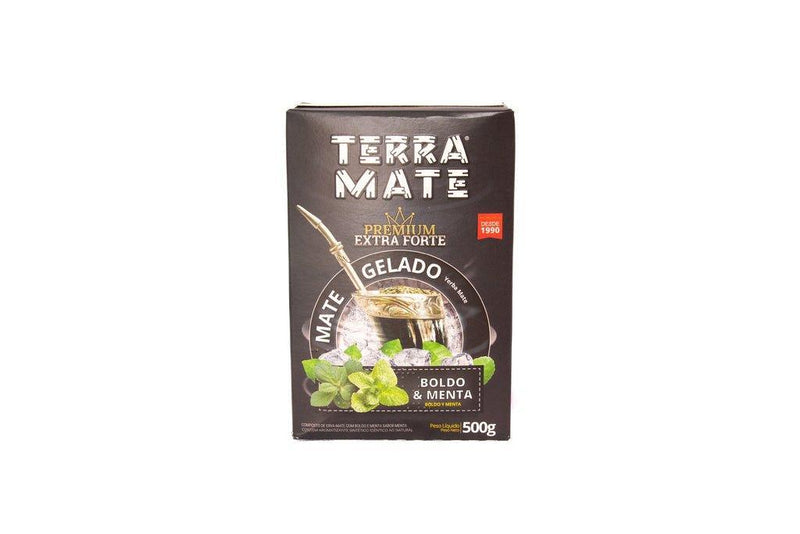 Erva Tereré Terra Mate Premium Boldo E Menta 500g - MEUBRASILONLINE