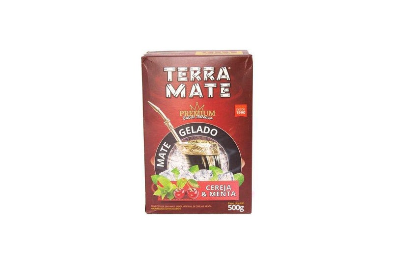 Erva Tereré Terra Mate Premium Cereja E Menta 500g - MEUBRASILONLINE