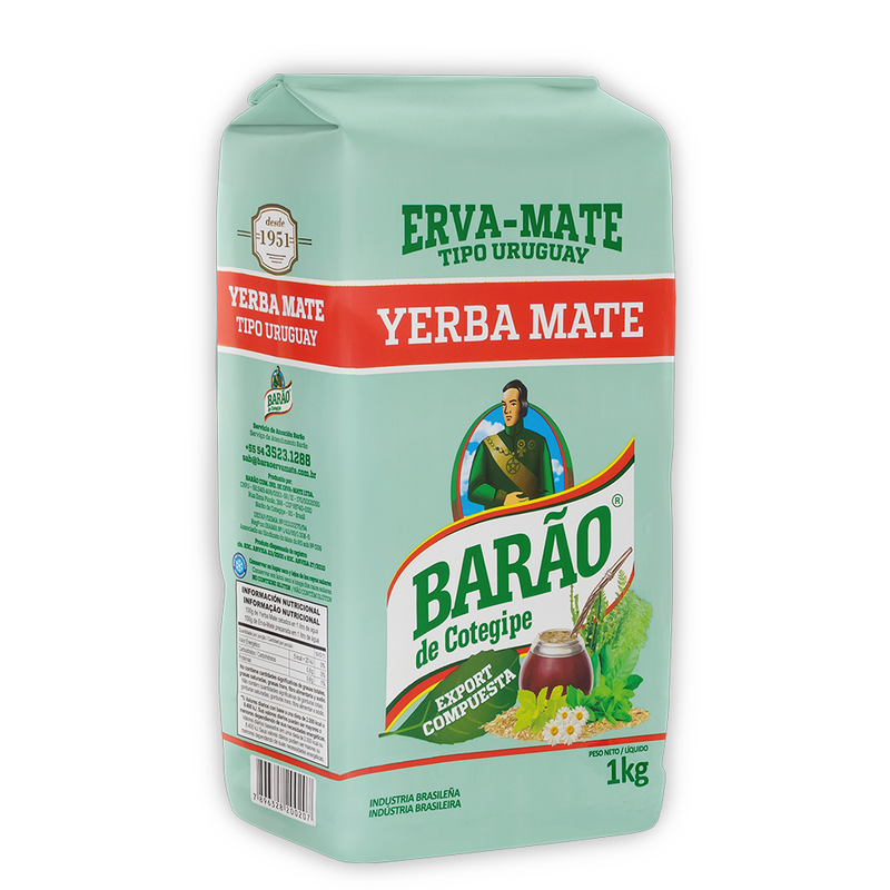 ERVA MATE BARÃO EXPORT COMPUESTA 1KG