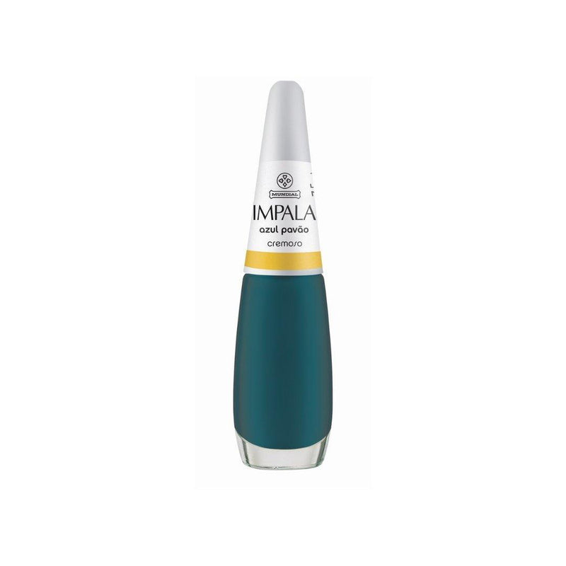 Esmalte Cremoso Azul Pavão Impala 7.5 Ml - MEUBRASILONLINE