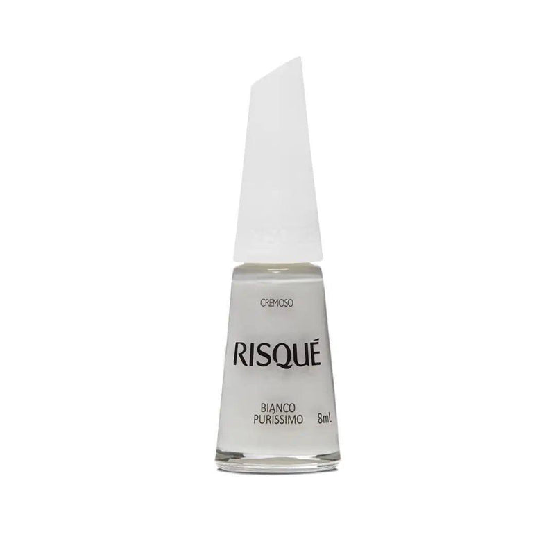 Esmalte Cremoso Bianco Purissimo Risque 8 Ml - Meu Brasil On Line