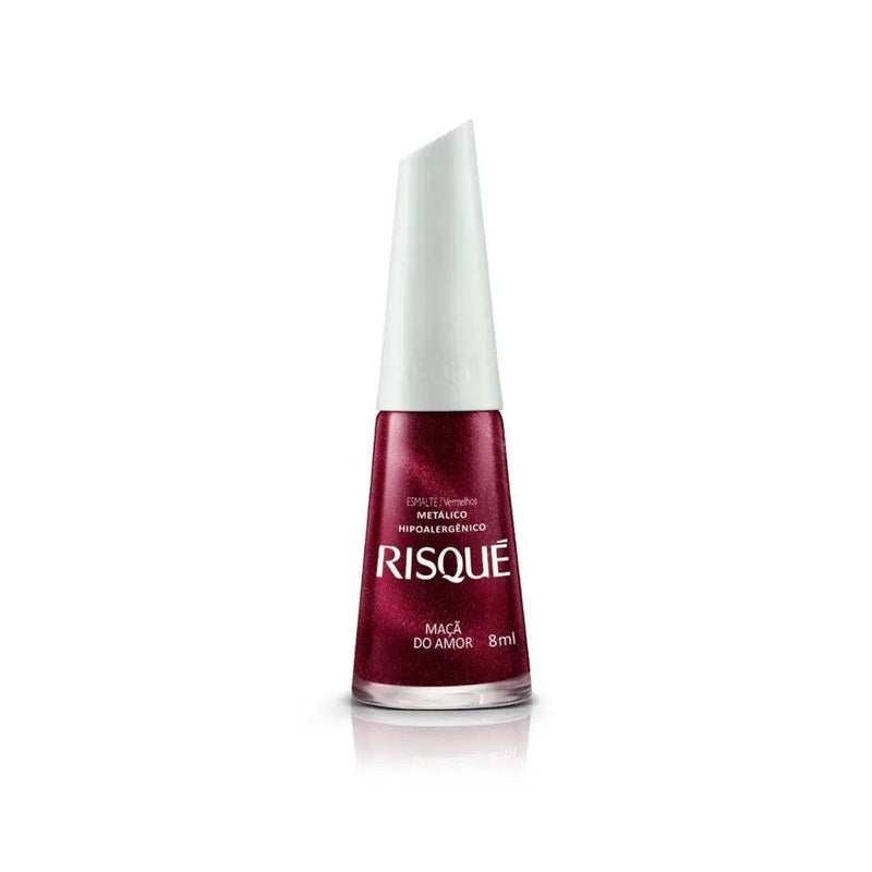 Esmalte Risqué Metálico Maçã do Amor 8 Ml - MEUBRASILONLINE