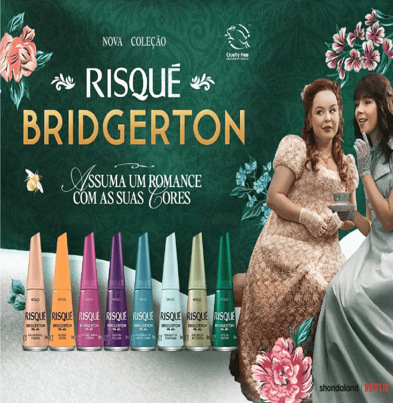 Esmaltes Risqué Bridgerton ( 1 unidade ) - MEUBRASILONLINE