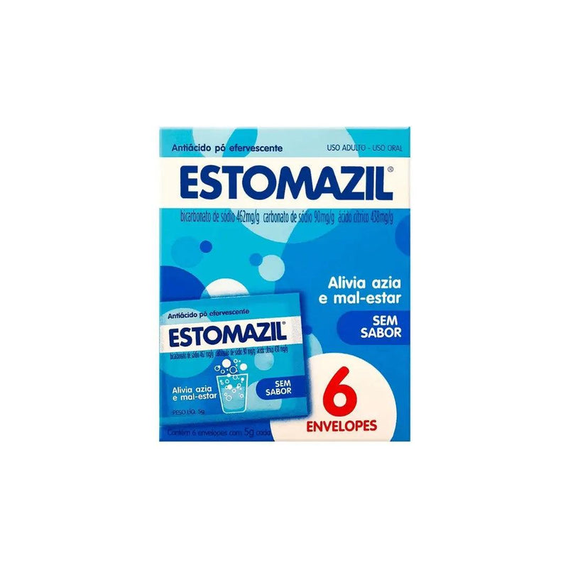 Estomazil Sem Sabor 6 Envelopes - MEUBRASILONLINE