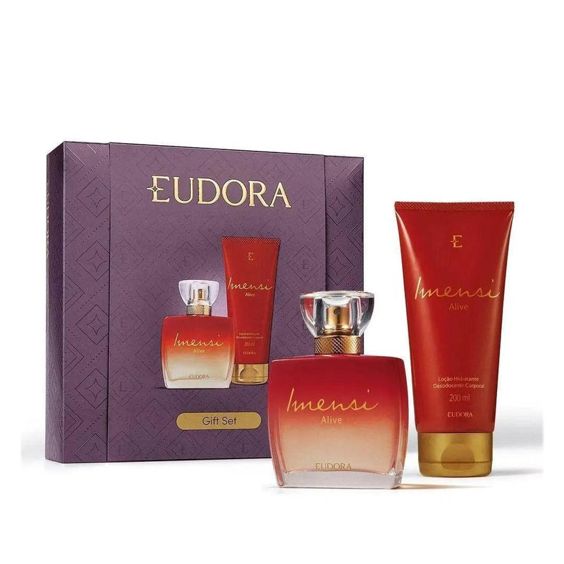 EUDORA KIT FEM IMENSI ALIVE COL 100ML+LC CORPO 100ML - MEUBRASILONLINE