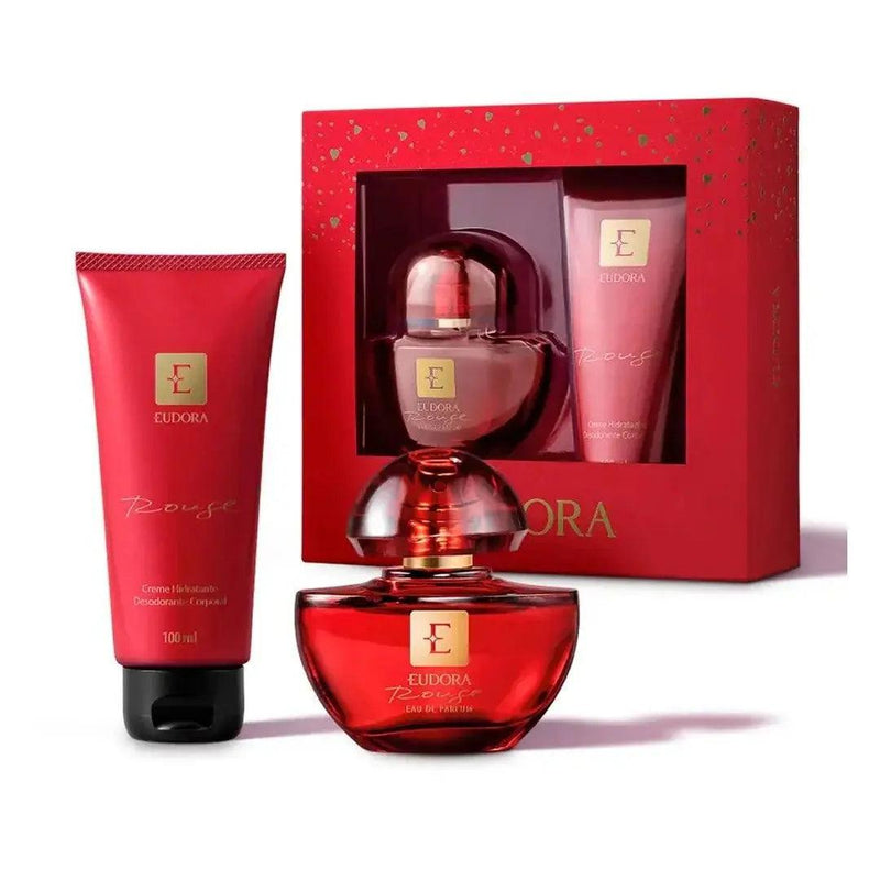 EUDORA KIT FEM ROUGE PERF 35ML+HIDRAT 100ML - MEUBRASILONLINE