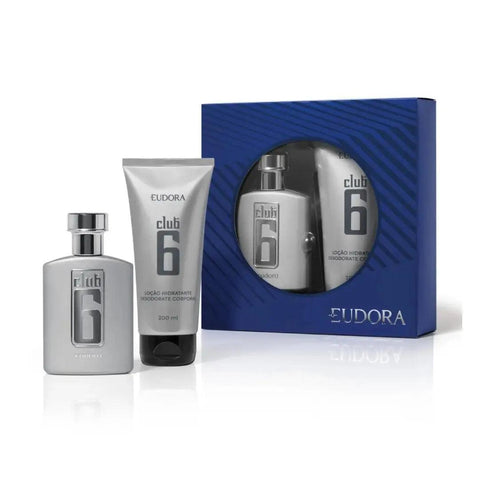 EUDORA KIT MEN CLUB6 COL 95ML+HIDRAT 200ML - MEUBRASILONLINE