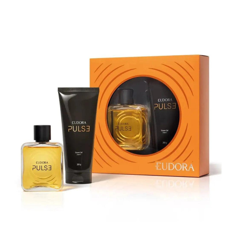 EUDORA KIT MEN PULSE COL 100ML+SG 3EM1 200G(BLOQ) - MEUBRASILONLINE