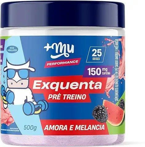 EXQUENTA +MU PERFORMANCE - PRÉ-TREINO - AMORA E MELANCIA - 300G - MEUBRASILONLINE