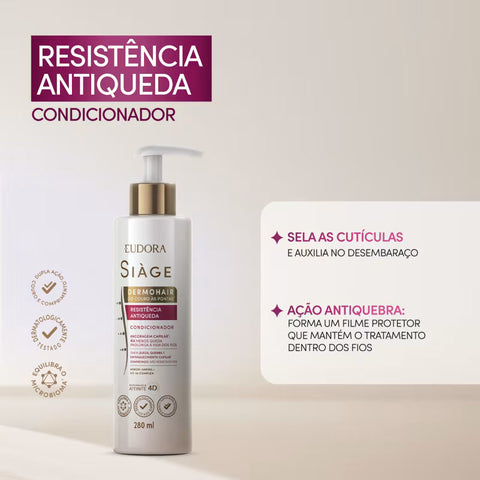 Siàge Dermohair Anti-Hair Loss Combo - Shampoo 300ml + Conditioner 280ml