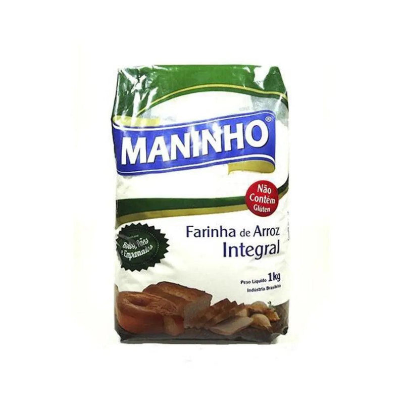 Farinha de Arroz Integral Maninho 1kg - MEUBRASILONLINE