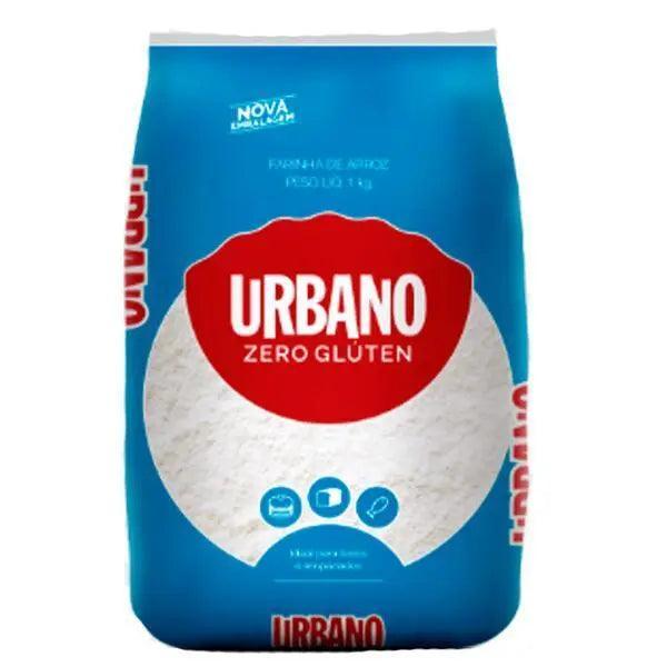 Farinha de Arroz Sem Glúten Urbano 1kg - MEUBRASILONLINE