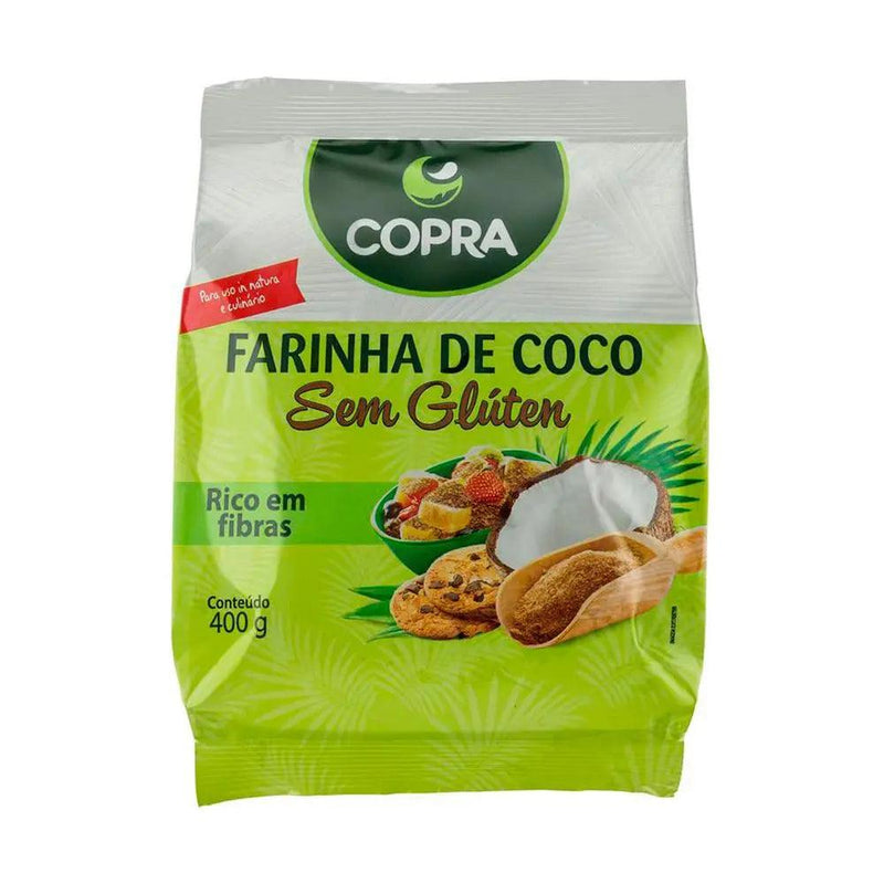 Farinha de Coco Sem Glúten Copra 400g - Meu Brasil On Line