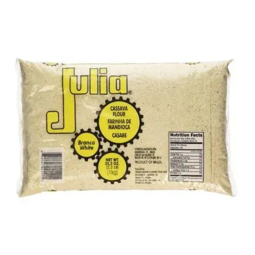 Farinha de Mandioca Branca Julia 1Kg - Meu Brasil On Line