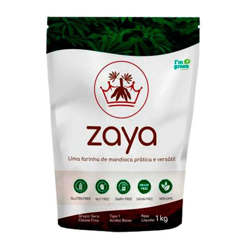 Farinha de Mandioca tipo 1 Zaya 1kg - MEUBRASILONLINE