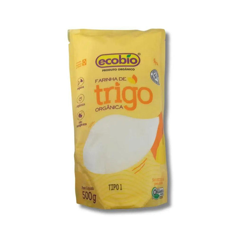 Farinha de Trigo Branca Orgânica Ecobio 500g - Meu Brasil On Line