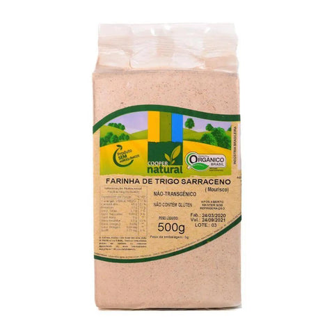 Farinha de Trigo Sarraceno Orgânico Coopernatural 500g - MEUBRASILONLINE