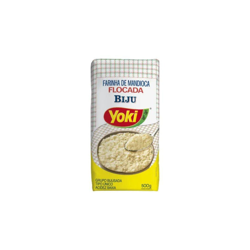 Farinha Mandioca Flocada Biju Yoki 500g - Meu Brasil On Line