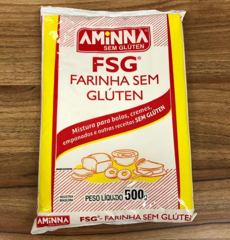 FARINHA SEM GLÚTEN | 500G | AMINNA - Meu Brasil On Line